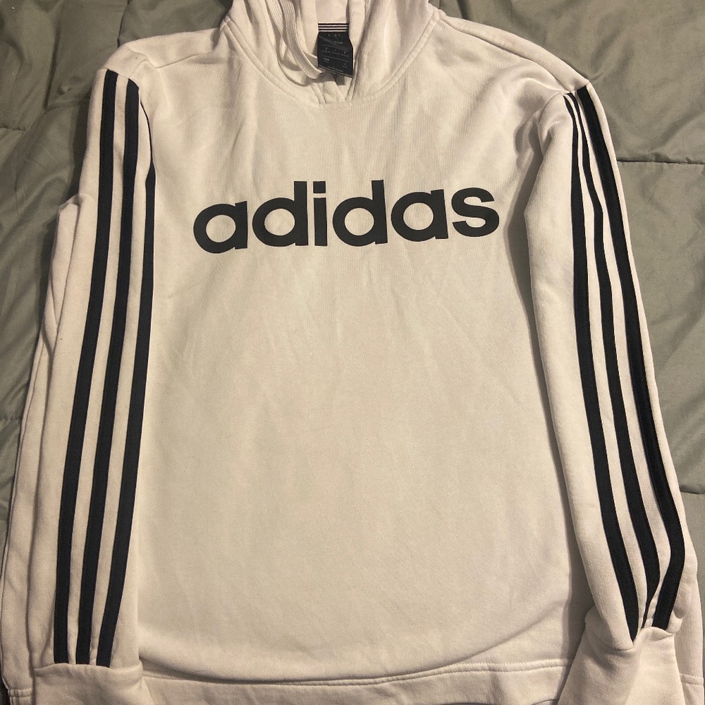 White Adidas Sweatshirt